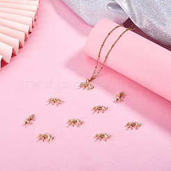 12Pcs Brass Charms&nbsp;KK-GO0002-28