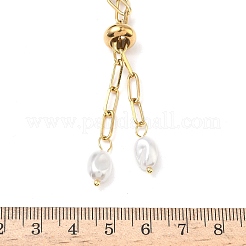 Adjustable 304 Stainless Steel Paperclip Chains Necklaces&nbsp;NJEW-D343-02G