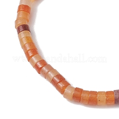 Natural Red Aventurine and Pearl Beads Btacelets&nbsp;BJEW-JB10681-04