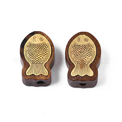 Natural Wood Undyed Beads&nbsp;WOOD-N013-003