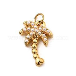304 Stainless Steel ABS Imitation Pearl Pendants&nbsp;STAS-B097-07G