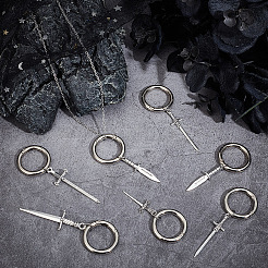 12Pcs 6 Style Tibetan Style Alloy Shoe Charms&nbsp;HJEW-AB00631