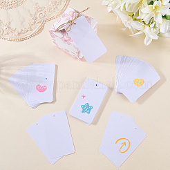 100Pcs Rectangle Blank PVC Price Tags&nbsp;CDIS-SP0001-40A