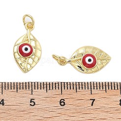 Brass Enamel Pendants&nbsp;KK-Q006-15G