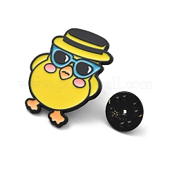 Yellow Chicken Enamel Pins&nbsp;JEWB-R054-01EB-02