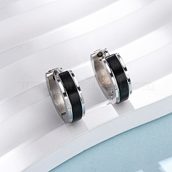 304 Stainless Steel Hoop Earrings&nbsp;EJEW-D331-19A-PB