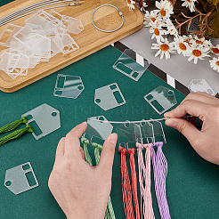30Pcs 3 Style Acrylic Thread Winding Boards&nbsp;FIND-PH0018-61