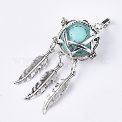 Alloy Cage Big Pendants&nbsp;G-S246-14