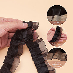 2-Layer Pleated Satin Organza Ribbons&nbsp;PJ-TAC0004-02F