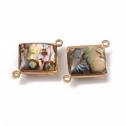 Natural Abalone Shell/Paua Shell Connector Charms&nbsp;KK-WH0031-05C