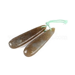 Natural  Nephrite Jade/Hetian Jade Pendants&nbsp;G-Q176-01B-01