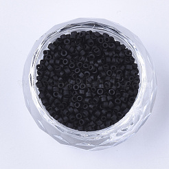Opaque Glass Cylinder Beads&nbsp;SEED-Q036-01A-J01