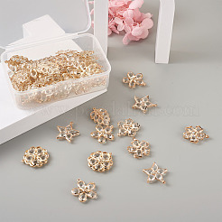 Alloy Rhinestone Pendants&nbsp;PALLOY-TA0002-24LG