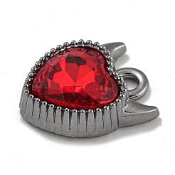 Alloy Rhinestone Pendants&nbsp;PALLOY-F312-57B-02