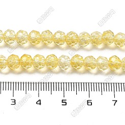 Crack Glass Beads Strands&nbsp;GLAA-M049-01L