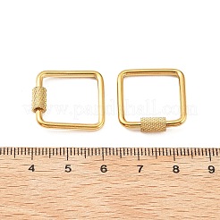 304 Stainless Steel Locking Carabiner&nbsp;STAS-C092-04A-G