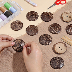 20Pcs Coconut Buttons&nbsp;COCO-CY0001-01