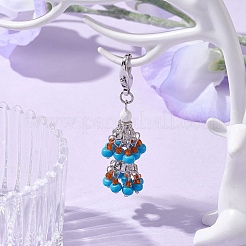 Glass Seed Bead Pendant Decorations&nbsp;HJEW-MZ00057-01