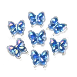 Luminous UV Plating Rainbow Iridescent Acrylic Beads&nbsp;LS-OACR-F006-03E