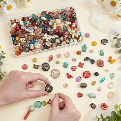 200G Mixed Styles Acrylic Beads&nbsp;OACR-UN0001-22