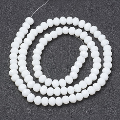 Opaque Solid Color Glass Beads Strands&nbsp;EGLA-A034-P4mm-D01