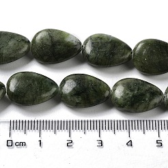 Natural Teardrop Chinese Southern Jade Beads Strands&nbsp;G-L242-16