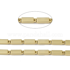 Brass Rectangle Link Chains&nbsp;CHC-P010-20G