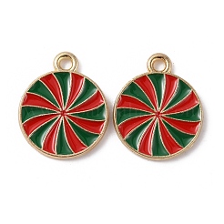 Christmas Themed Alloy Enamel Pendants&nbsp;ENAM-WH0058-017F