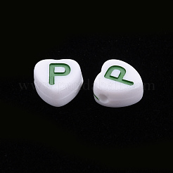Opaque White Acrylic Beads&nbsp;MACR-Q242-004
