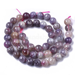 Natural Purple Red Tourmaline  Beads Strands&nbsp;G-N327-02A-01