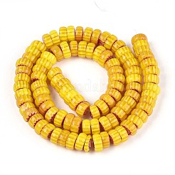 Handmade Millefiori Glass Beads Strands&nbsp;LAMP-T021-27B-01