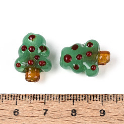 Christmas Handmade Lampwork Beads&nbsp;LAMP-T022-28