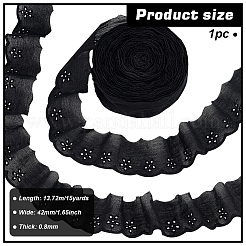 Polyester Hollow Flower Lace Trim&nbsp;OCOR-WH0085-39B