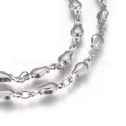Tarnish Resistant 304 Stainless Steel Link Chains&nbsp;STAS-P219-37