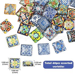 2Bags 2 Styles Glass Cabochons&nbsp;GGLA-YW0001-26