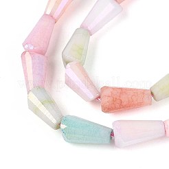 Anti-Tarnish Electroplate Glass Beads Strands&nbsp;GLAA-T025-27M