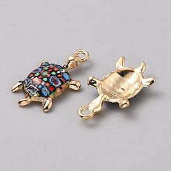 Alloy Enamel Pendants&nbsp;FIND-CJC0027-01G-03