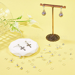 20Pcs Brass Ball Post Ear Studs&nbsp;KK-TA0008-98