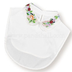 Detachable Polyester Embroidered Flower Collar&nbsp;AJEW-WH20006-242A
