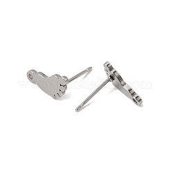 304 Stainless Steel Stud Earring Findings&nbsp;SA-CBAAD0D-08P