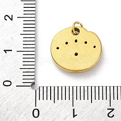 304 Stainless Steel Colorful Rhinestone Pendants&nbsp;STAS-E550-07G