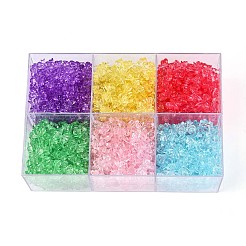 650-700G 6 Colors Transparent Acrylic Beads&nbsp;OACR-T029-84M