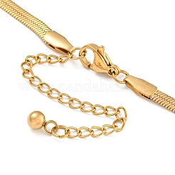 Bowknot 304 Stainless Steel Snake Chain Pendant Necklaces for Women&nbsp;NJEW-G151-01G