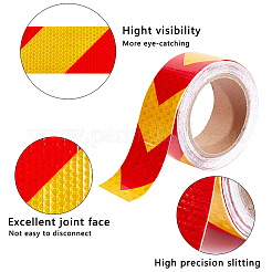 Waterproof EPT(Ethylene Propylene Terpolymer) & PVC Reflective Self-adhesive Tape&nbsp;DIY-WH0030-82A