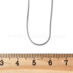 Non-Tarnish 304 Stainless Steel Snake Chains Necklaces&nbsp;X-STAS-F094-24P