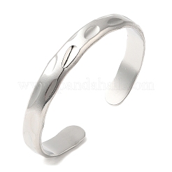 Non-Tarnish 304 Stainless Steel Cuff Bangles&nbsp;BJEW-K267-03P
