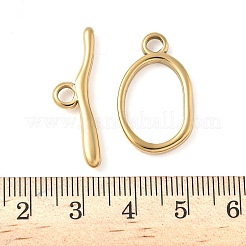 304 Stainless Steel Toggle Clasps&nbsp;STAS-H483-45G