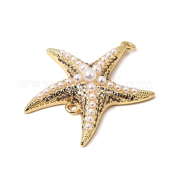 Brass Micro Pave Cubic Zirconia Connector Charms&nbsp;CU-CBA7D12-06G