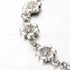 Trendy Tibetan Style Flower Anklets&nbsp;AJEW-AN00083