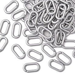 Opaque Spray Painted Acrylic Linking Rings&nbsp;OACR-S021-68A-B02
